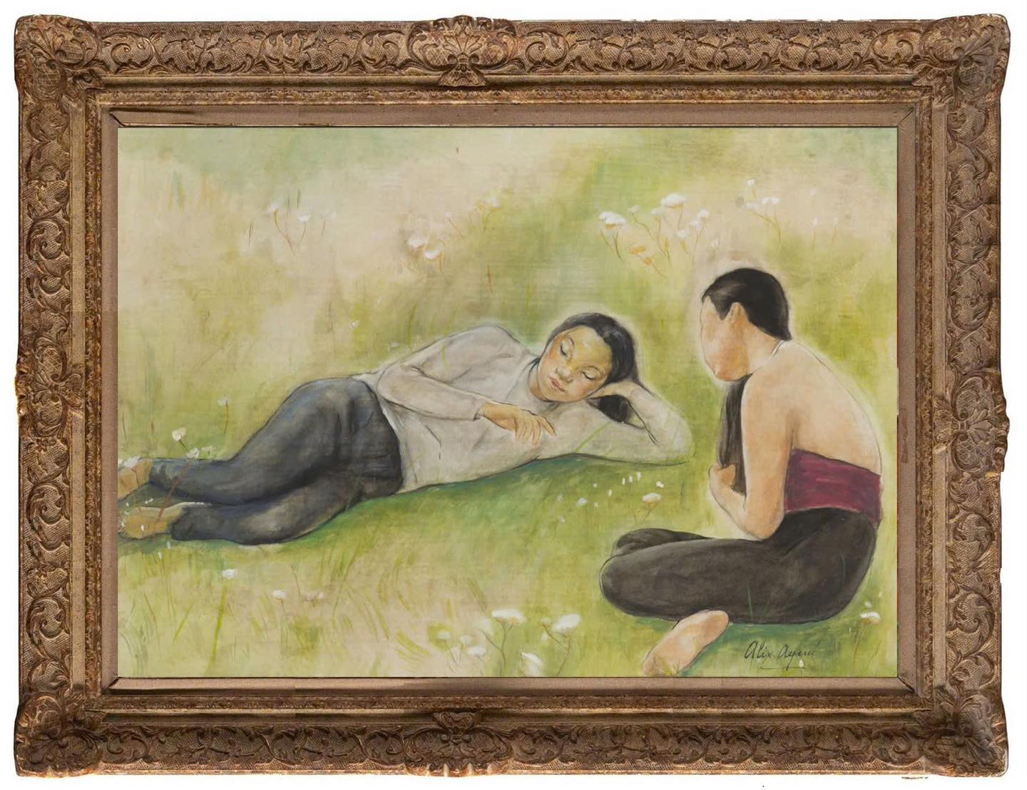 ALIX AYMÉ – KHOẢNH KHẮC NGHỈ NGƠI TRÊN LỤA