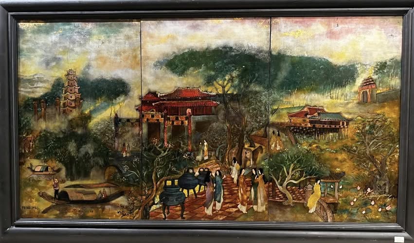 HOÀNG VĂN VƯỢNG – CỐ ĐÔ: MỘT THẾ GIỚI SƠN MÀI CHẠM ĐẾN TÂM HỒN