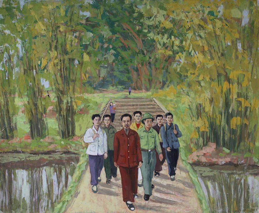 HỌA SĨ VĂN GIÁO VÀ TÁC PHẨM “BÁC HỒ THĂM HƯNG YÊN NĂM 1946”