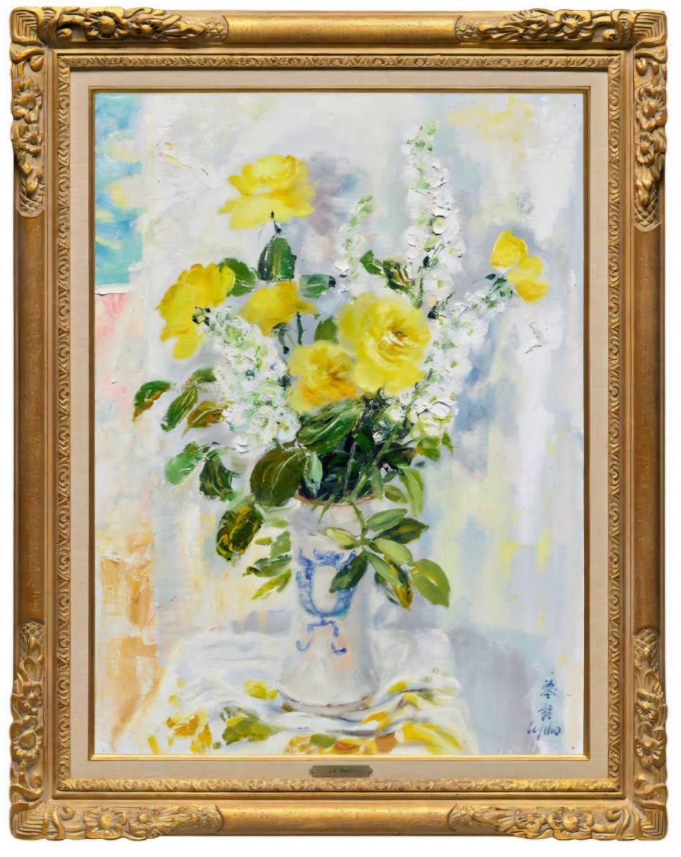 LÊ PHỔ (1907–2001) – “Le vase delft” (Chiếc bình Delft)