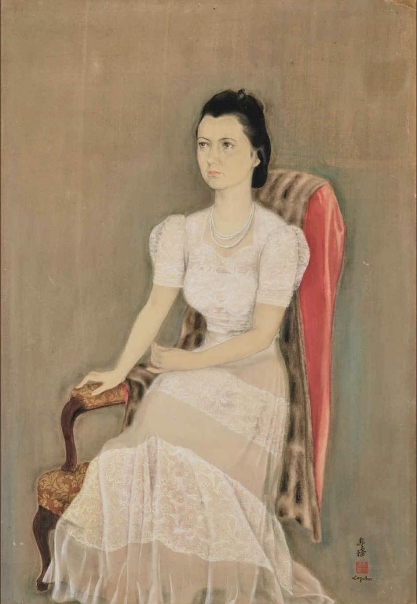 LÊ PHỔ (1907–2001) – “PORTRAIT DE DAME (PORTRAIT OF A LADY)”