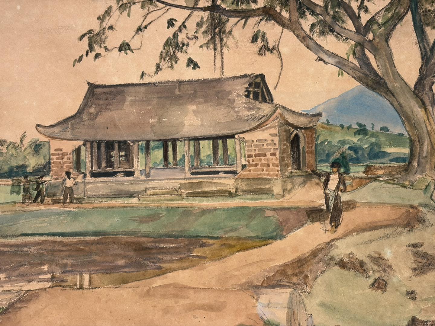 LƯƠNG XUÂN NHỊ (1913–2006) – “Cảnh đồng lúa”