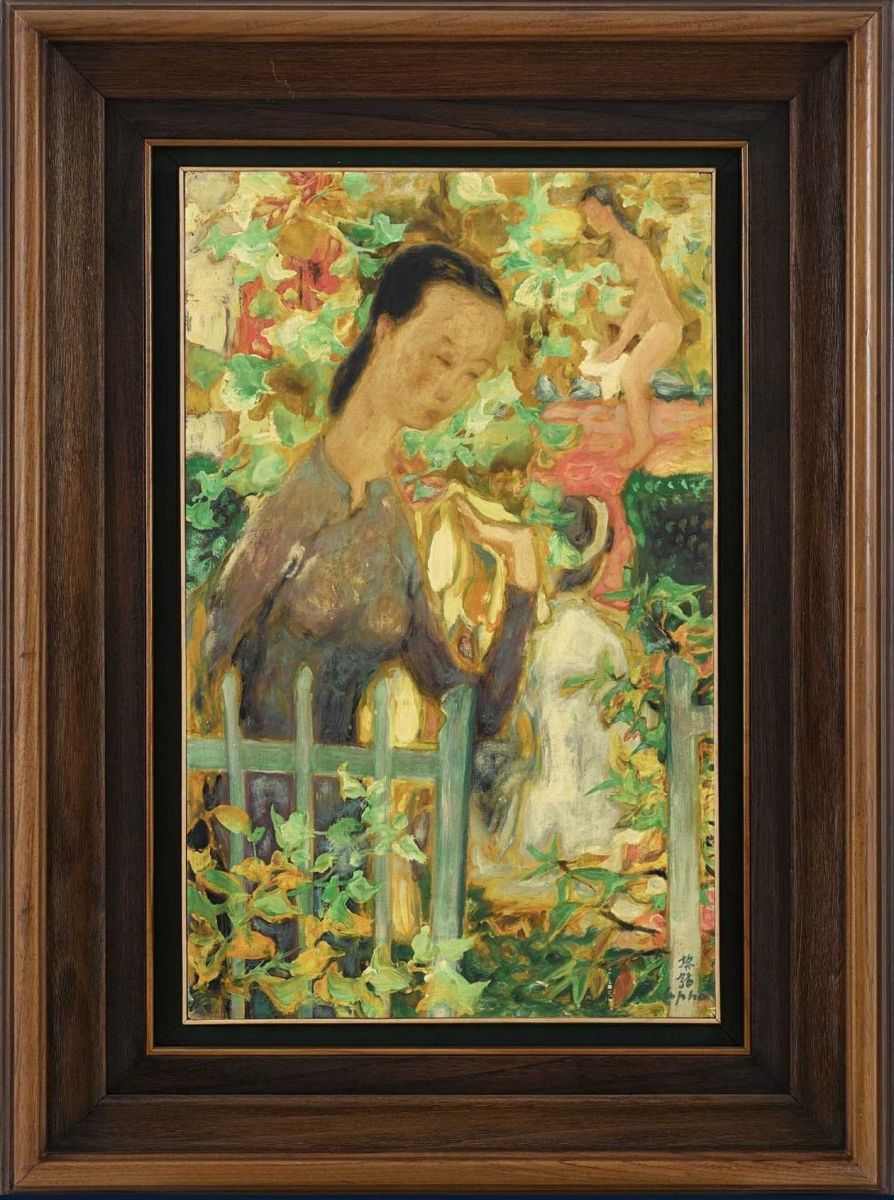 LE PHO (1907–2001) – “LADIES IN THE GARDEN”