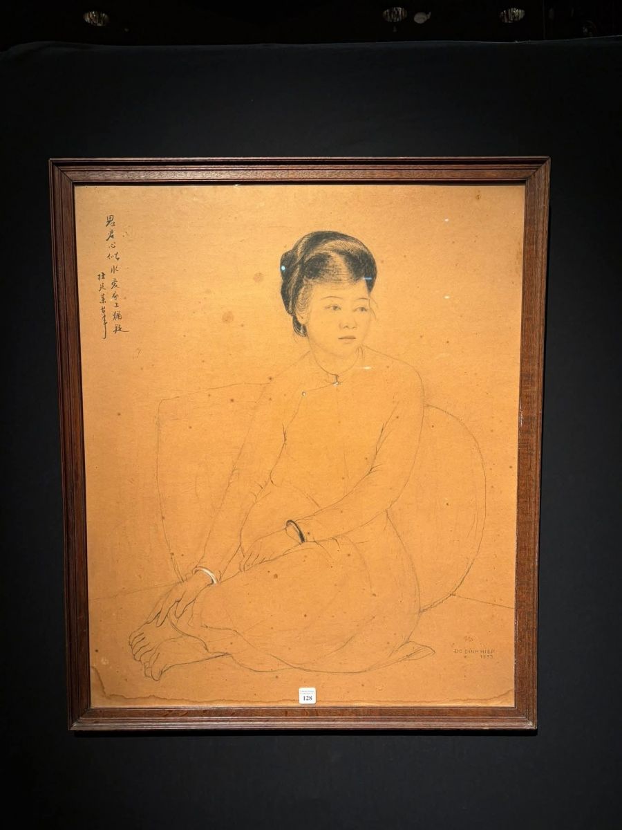 ĐỖ ĐÌNH HIỆP (1914–1972) – “Chân dung thiếu nữ trong áo dài”