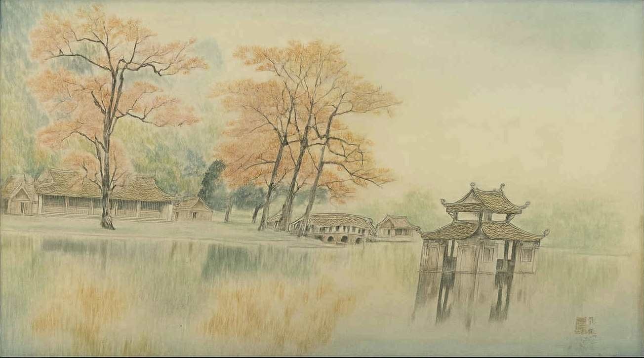 TRẦN DUY – “CHÙA THẦY”, “CHÙA LÁNG” VÀ “TRÚC VÀ TRĂNG ĐÊM”: BA KHÚC TĨNH LẶNG TRÊN LỤA