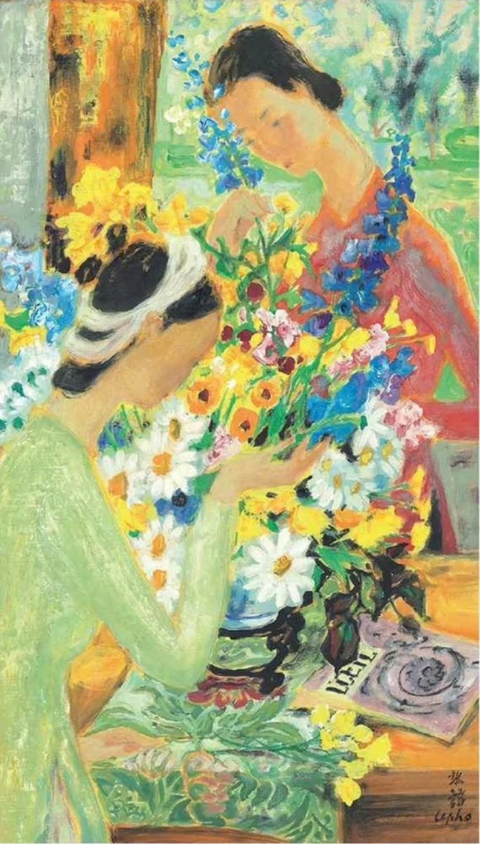 LÊ PHỔ (1907–2001) – “LA PRÉPARATION DU BOUQUET”