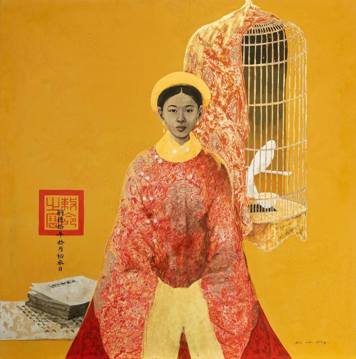 BÙI HỮU HÙNG – “CÔ GÁI VÀ LỒNG CHIM”